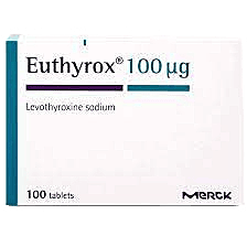 EUTHYROX  (LEVOTHYROXINE) 100MCG TABS 30`S