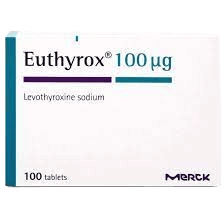 EUTHYROX  (LEVOTHYROXINE) 100MCG TABS 30`S