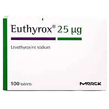 EUTHYROX  (THYROXINE) 25MG TABS 30