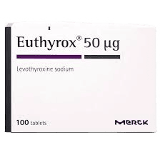 EUTHYROX (LEVOTHYROXINE) 50MG 30