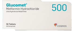 GLUCOMET 500MG  56`S
