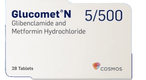 GLUCOMET N 5:500MG TABS 28`S